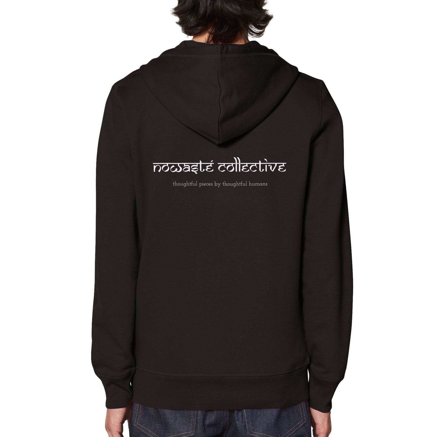 Nowaste Collective Organic Unisex Zip Hoodie
